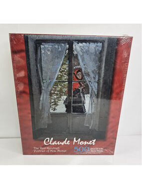 SEALED Claude Monet The Red Kerchief Portrait of Mrs Monet 500pcs Jigsaw Puzzle